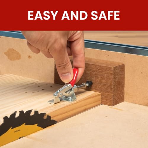 Serplex® 8PCS Push-Pull Toggle Clamps Galvanized Iron Straight Line 100lbs Holding Capacity Quick Release Woodworking Jigs Fixtures Serplex® 8PCS Push-Pull Toggle Clamps Galvanized Iron Straight Line 100lbs Holding Capacity Quick Release Woodworking Jigs Fixtures